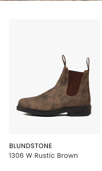 BLUNDSTONE 1306 Womens Rustic Brown Leather Boots