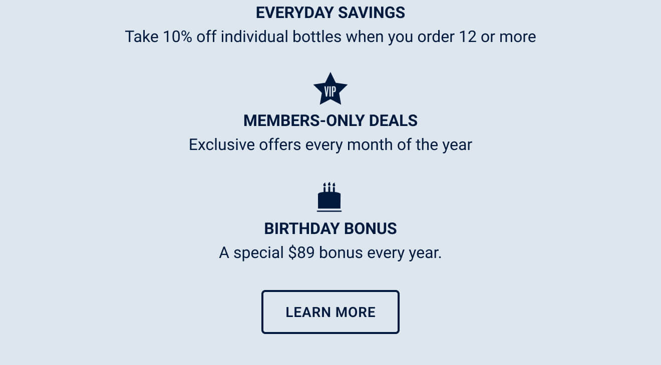 Unlimited member benefits