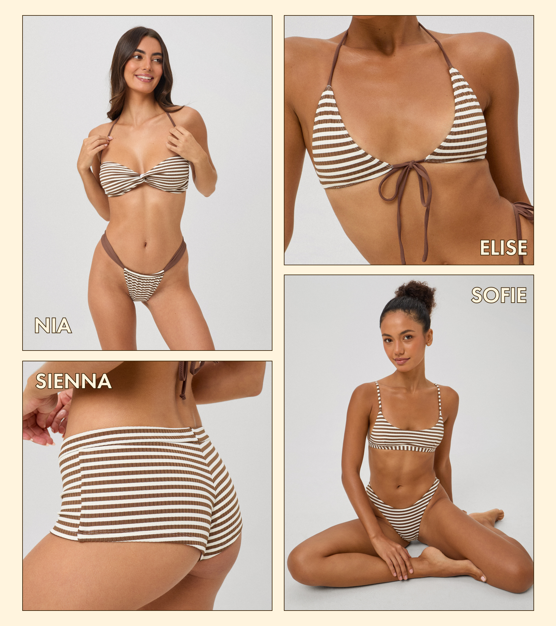 Cappuccino in Nia, Sienna, Elise, and Sofie