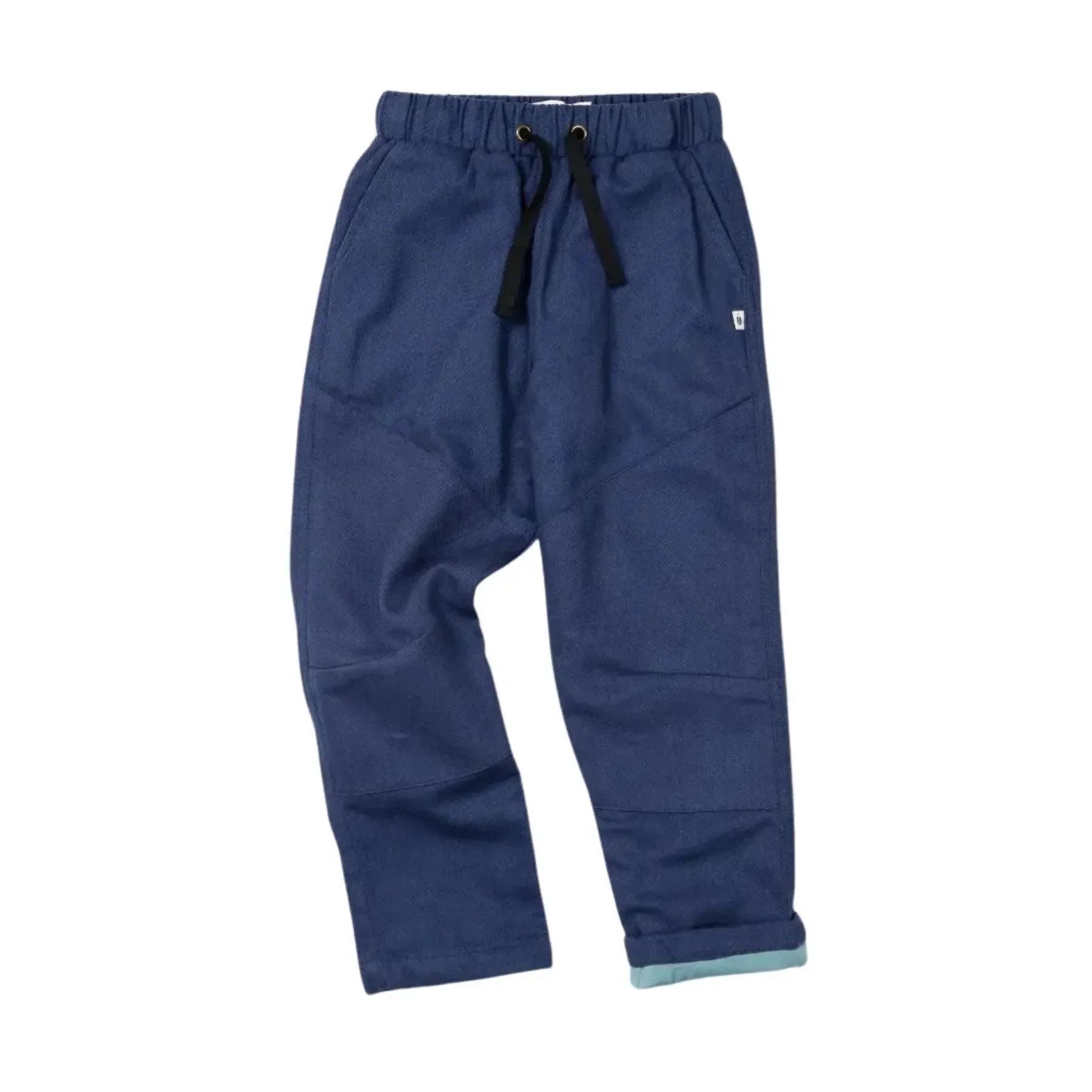 Image of Lined Ash Pants - Navy