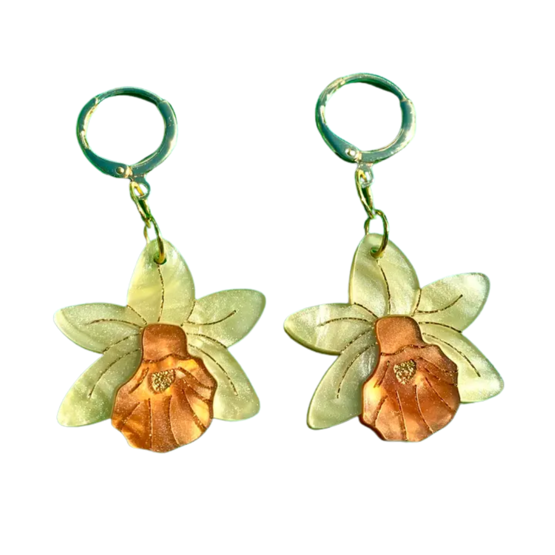 Image of Mini Daffodil Earrings