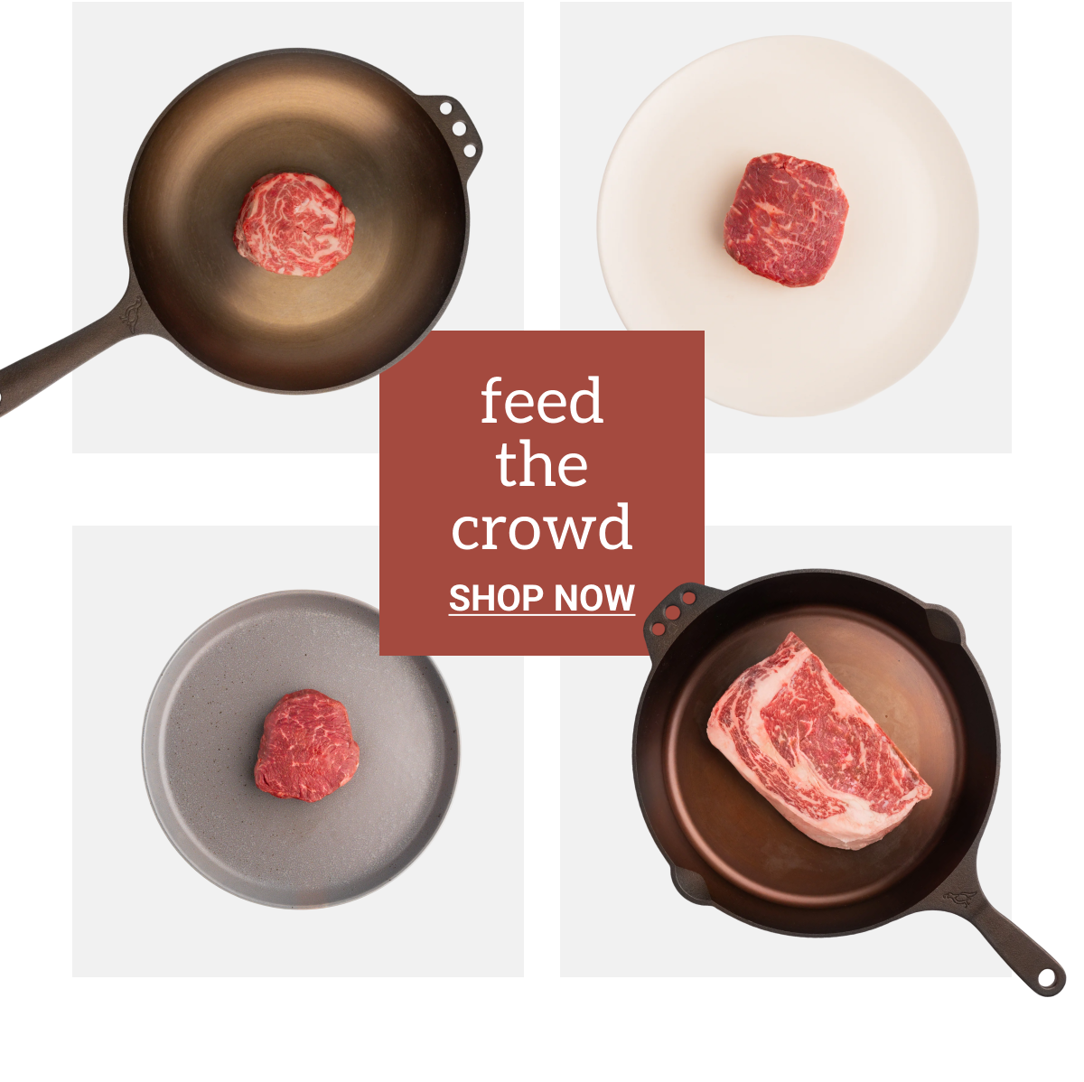 Feed the crowd shop now