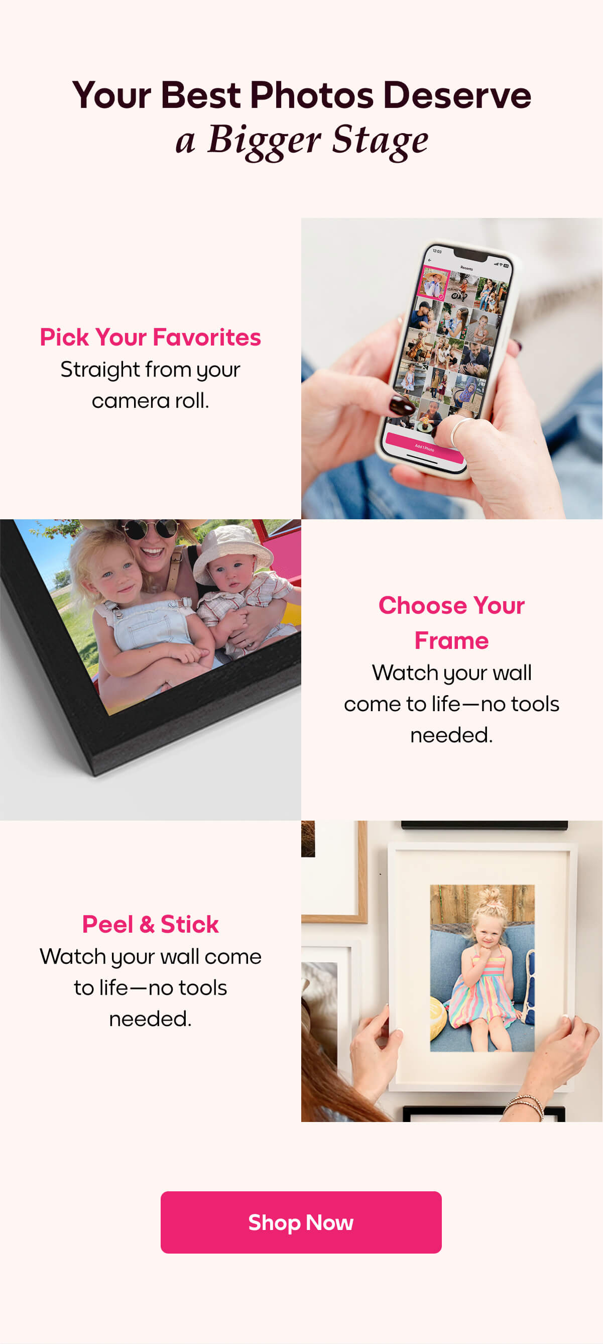 [MIXTILES] Turn an overlooked corner into a stunning gallery wall with Mixtiles. | ORDER NOW