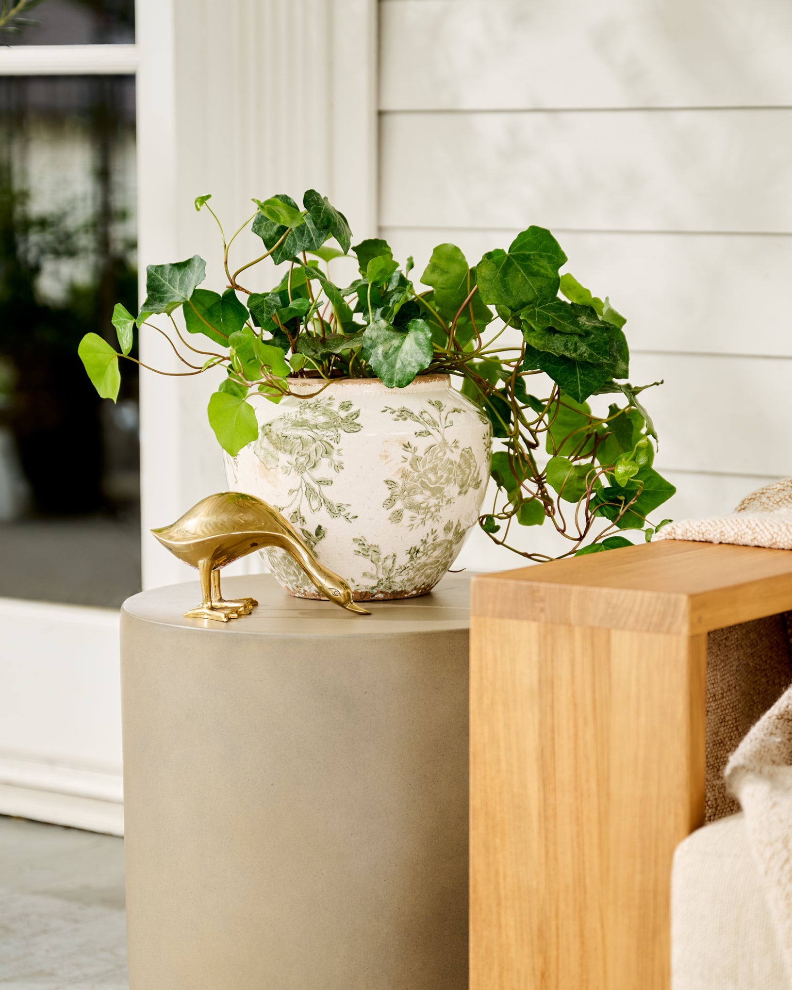 Antique Inspired Solid Brass Duck