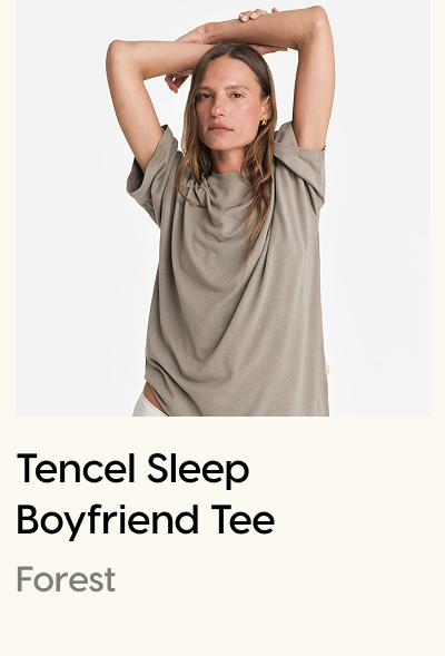 Tencel Sleep Boyfriend Tee Forest
