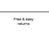 Free & easy returns