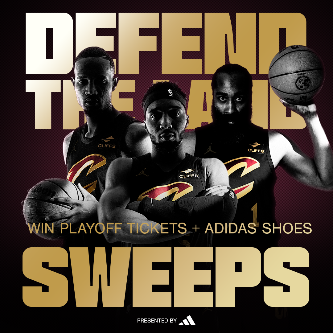 Defend the Land Sweeps - Click to enter for a chance to win playoff tickets & adidas shoes.