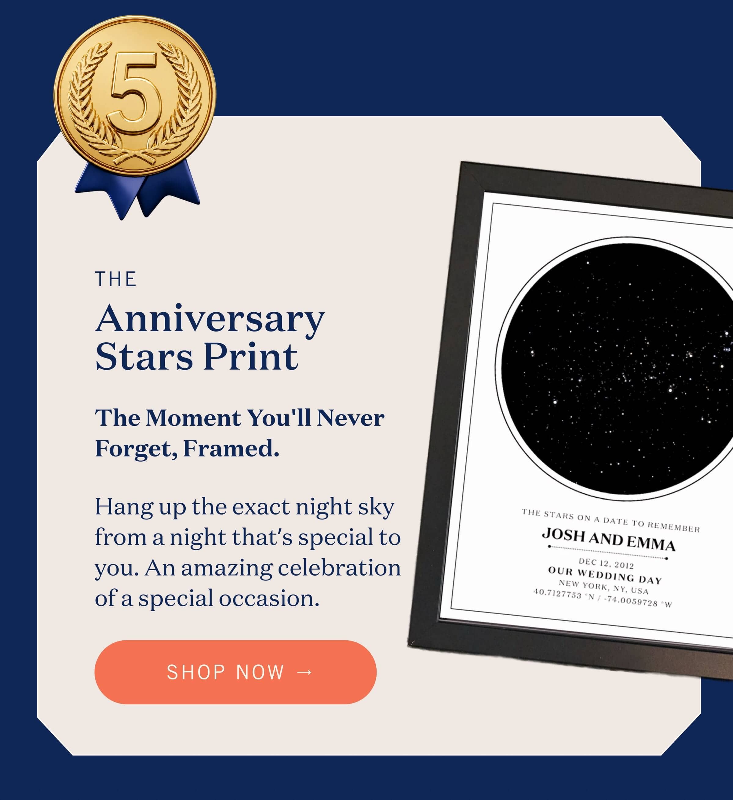 #5 The Anniversary Stars Print