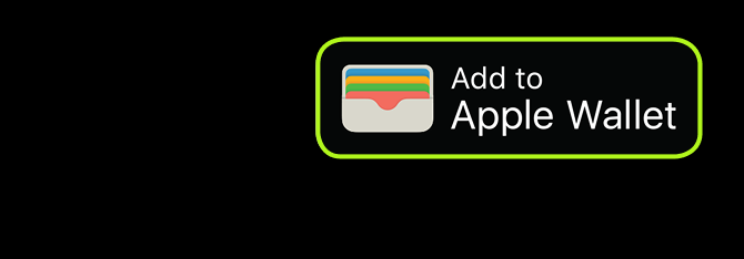 Add to Apple Wallet