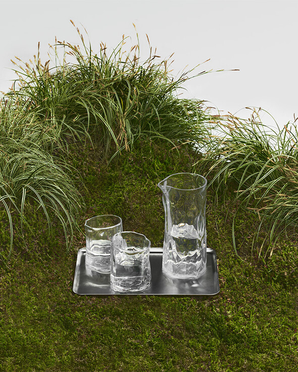 Water Carafe + Tumblers.