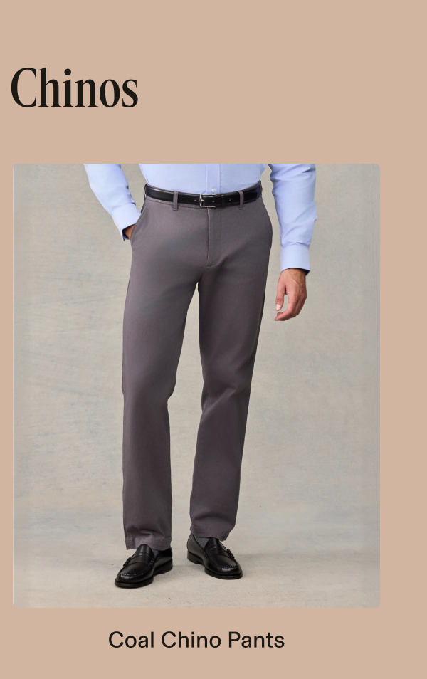 Coal Chino Pants