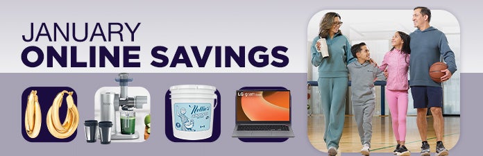 January Online Savings