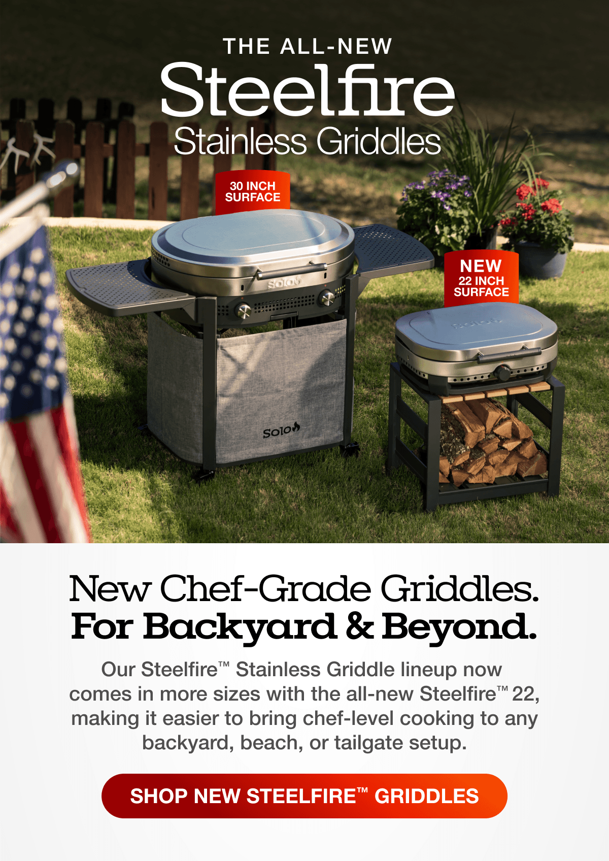 Steelfire Stainless Griddles