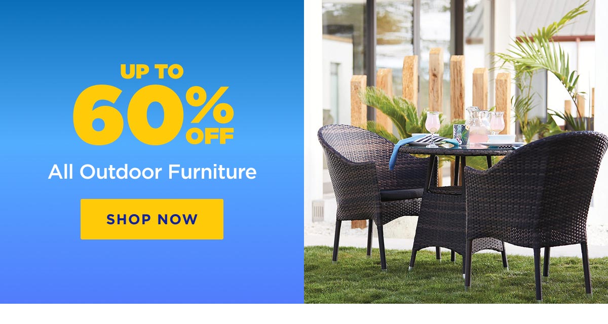 Up to 60% Off All Outdoor Furniture