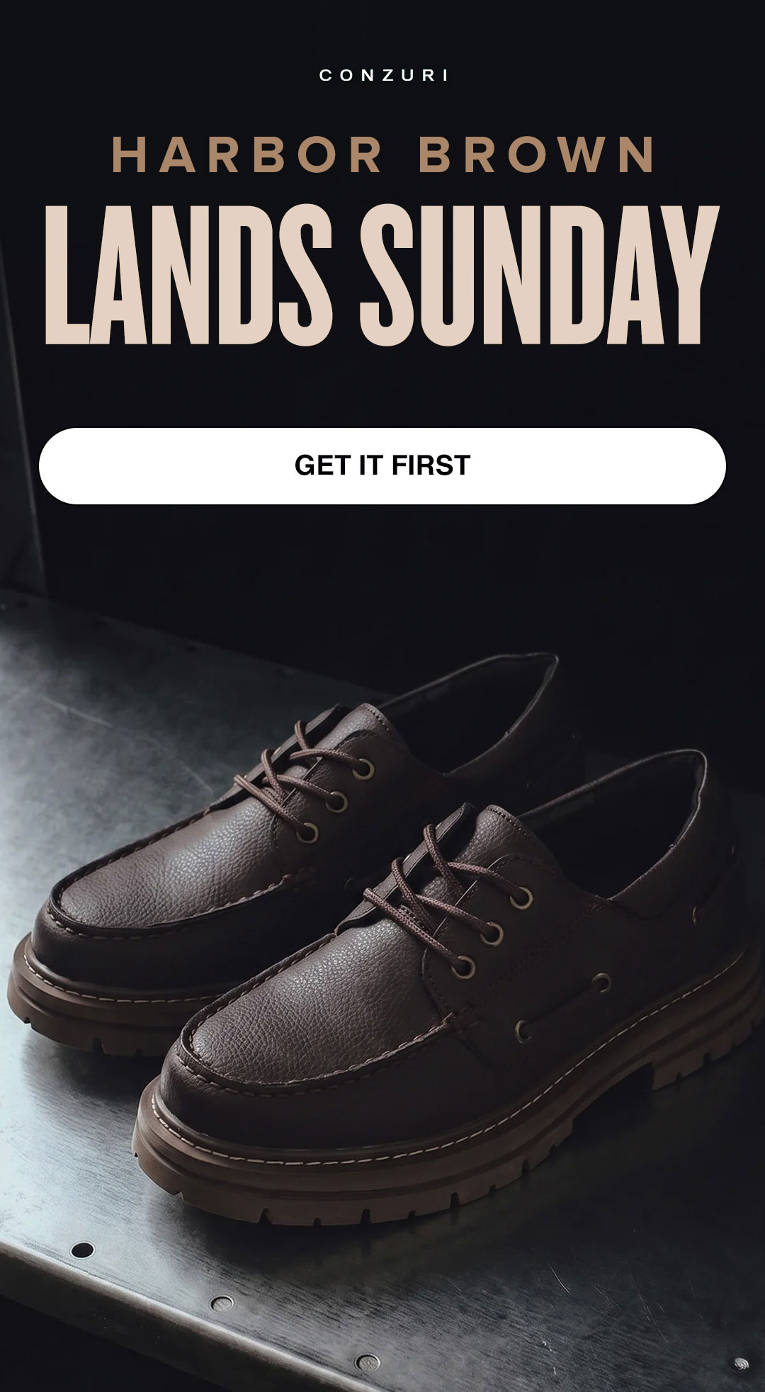 HARBOR BROWN LANDS SUNDAY - GET IT FIRST