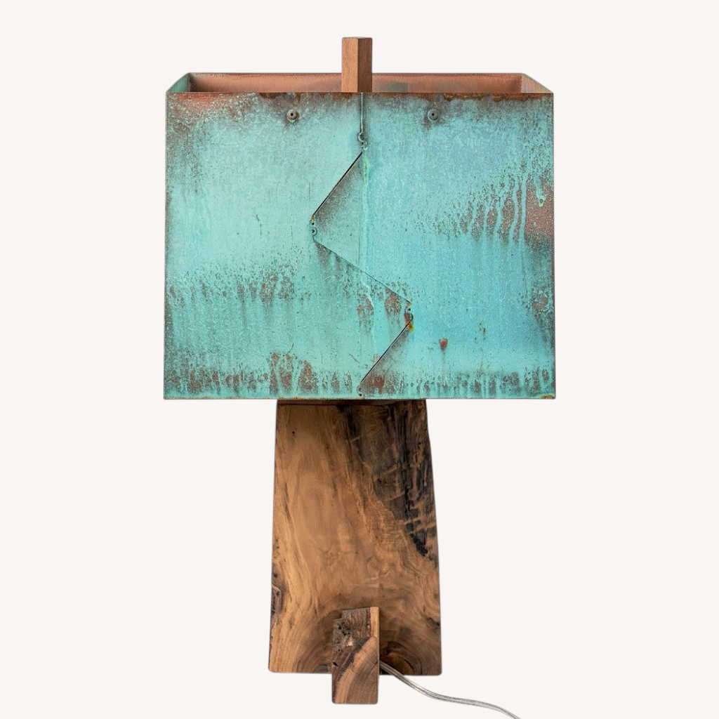 Image of Natural Wood Table Lamp
