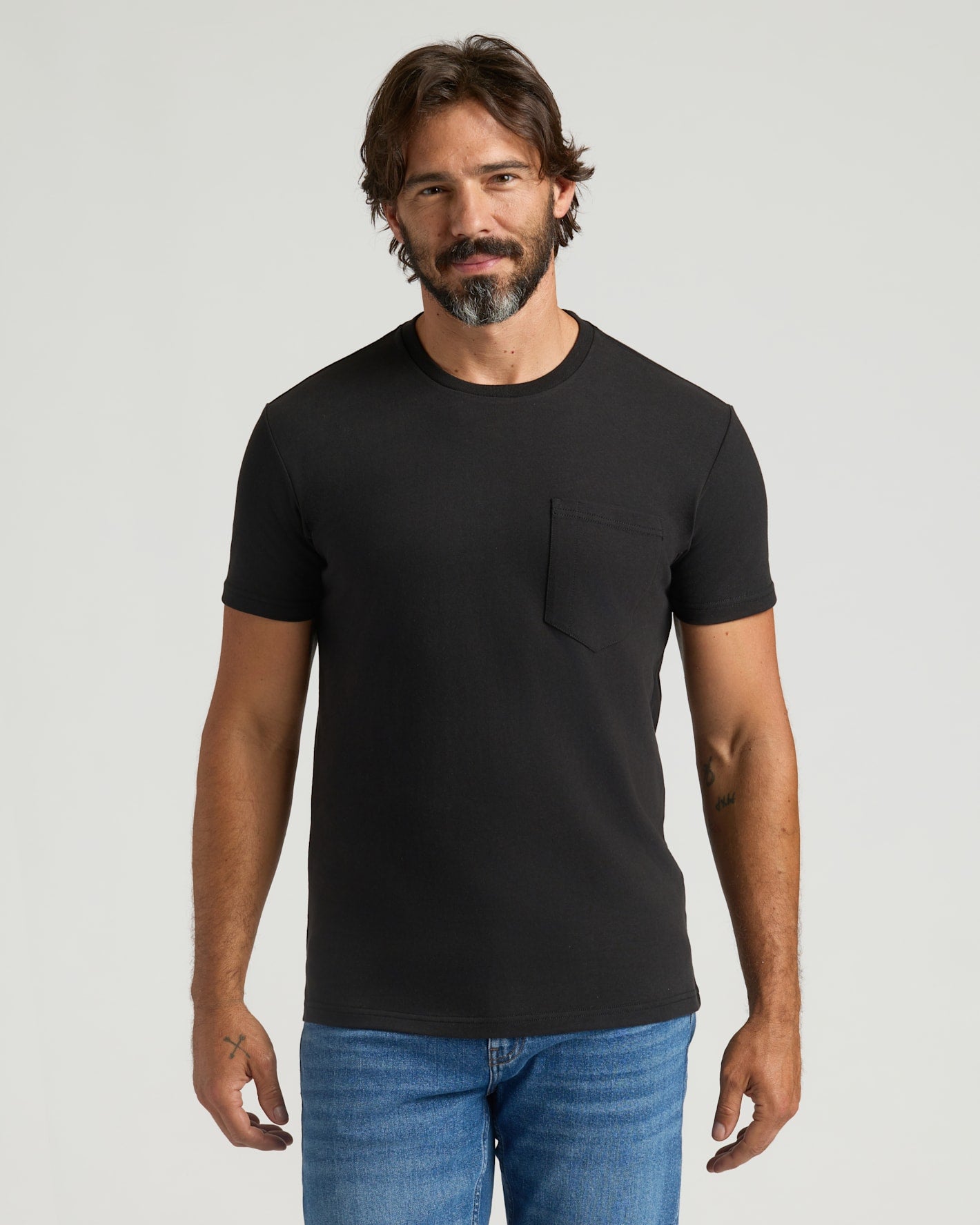 Image of Black Heavyweight Pocket Crew