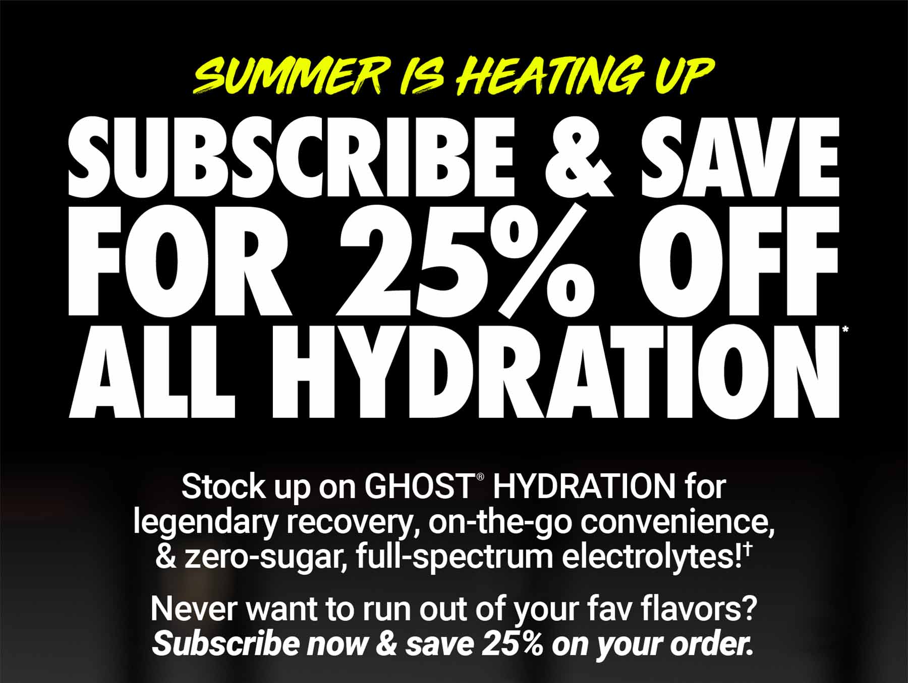 GHOST® HYDRATION "LEMON CRUSH"