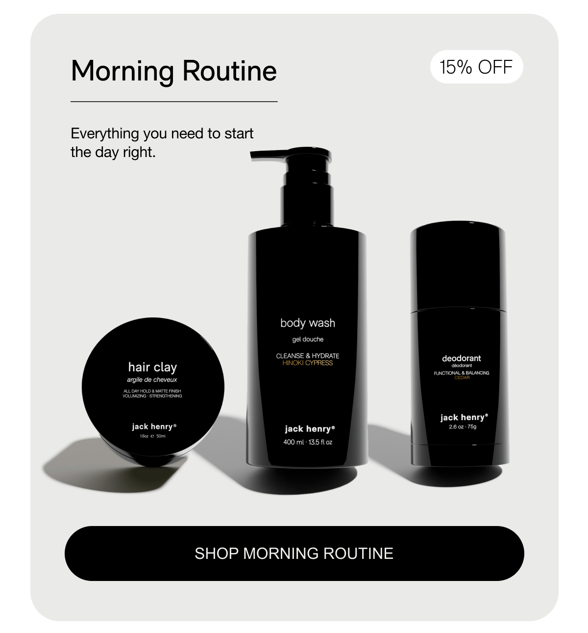 Morning Routine&nbsp;