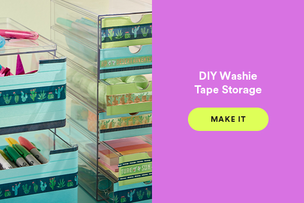 DIY Washie Tape Storage