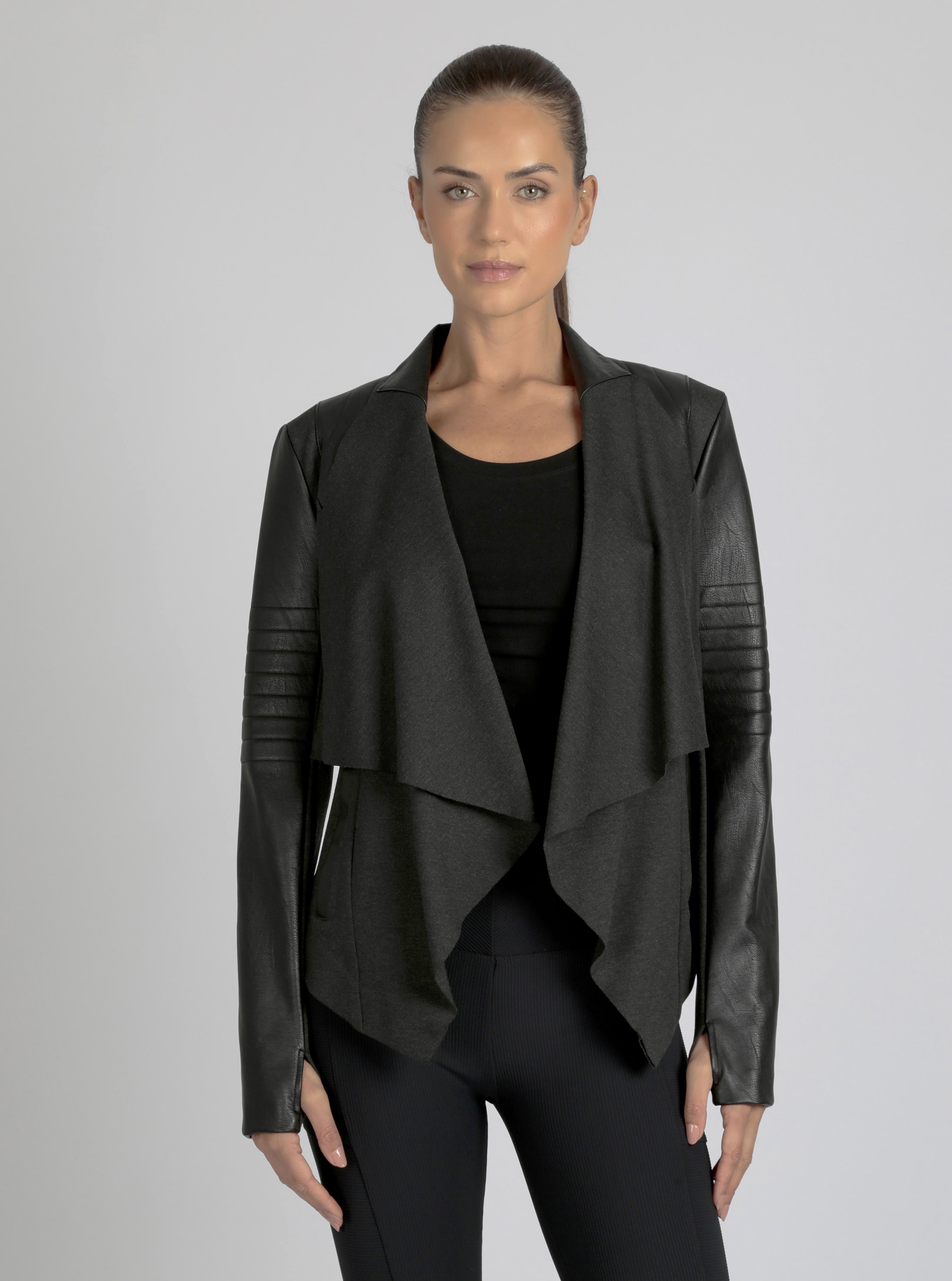 Image of $99-$129 Drape Front Jacket
