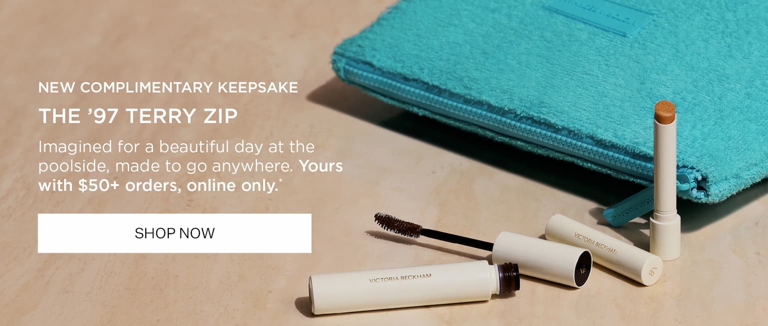 New Complimentary Keepsake | The '97 Terry Zip | Imagined for a beautiful day at the poolside, made to go anywhere. Yours with $50+ orders, online only.*