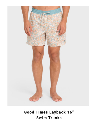 Good Times Layback 16" Swim Trunks