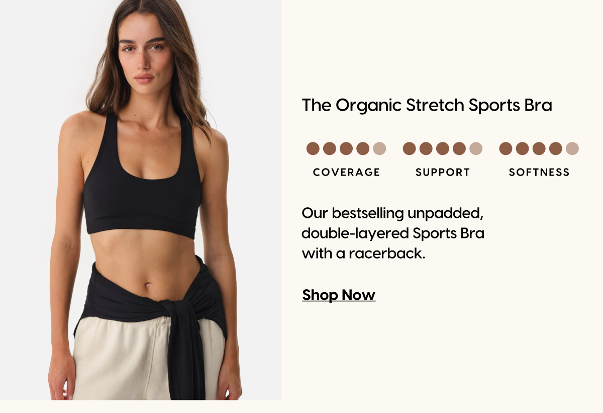 Organic Stretch Sports Bra