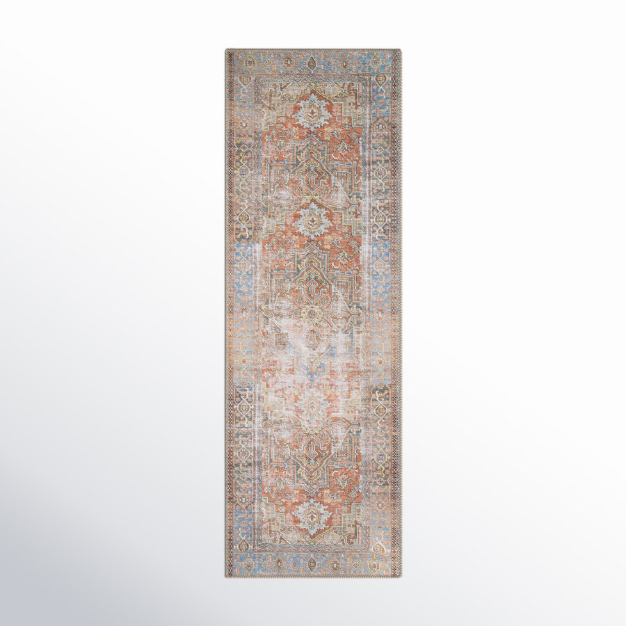 Skye Oriental Terracotta Area Rug