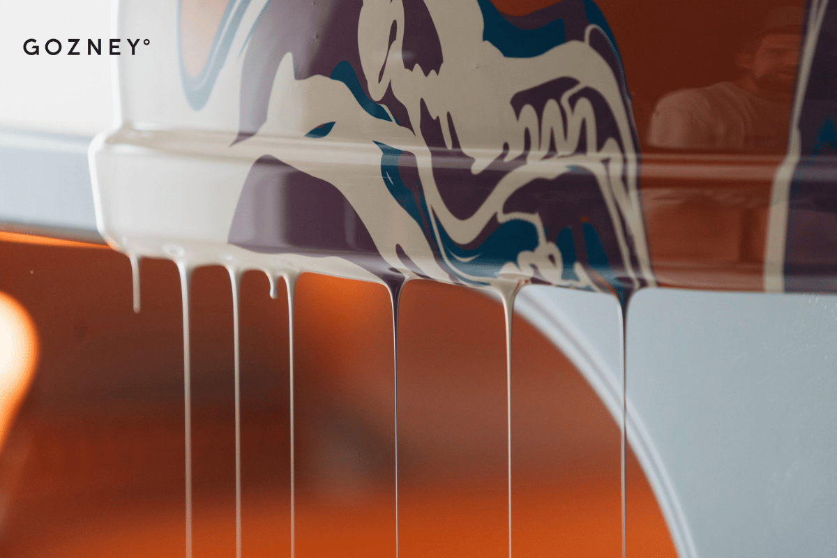 Gozney + Tonester teaser oven paint dripping