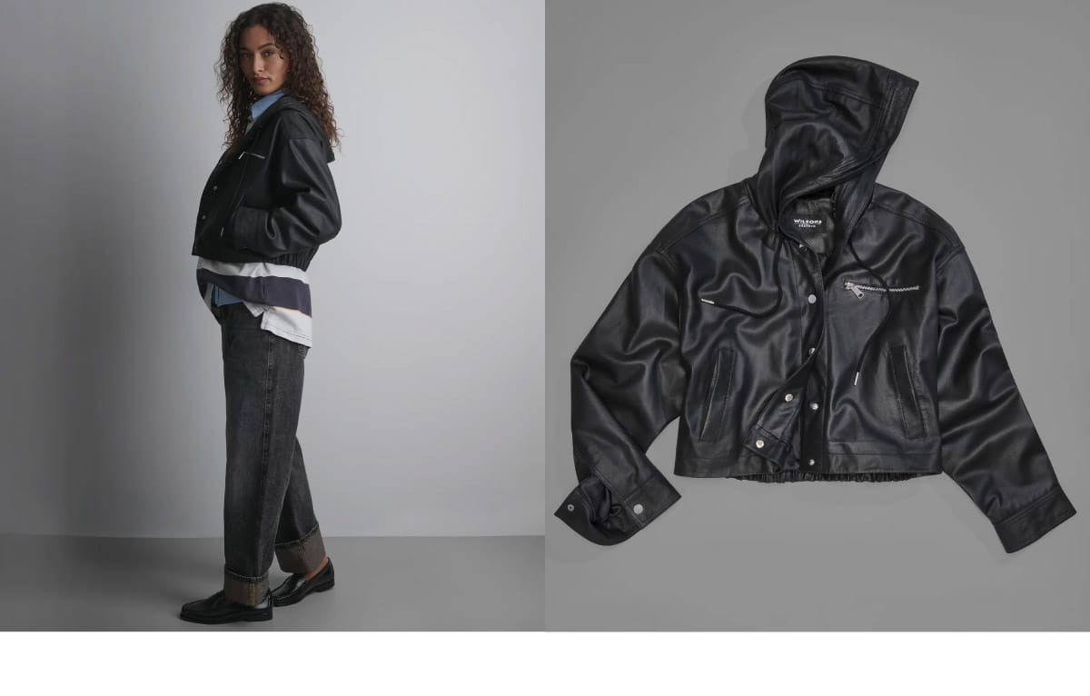 Belle Cropped Lightweight Hooded Jacket