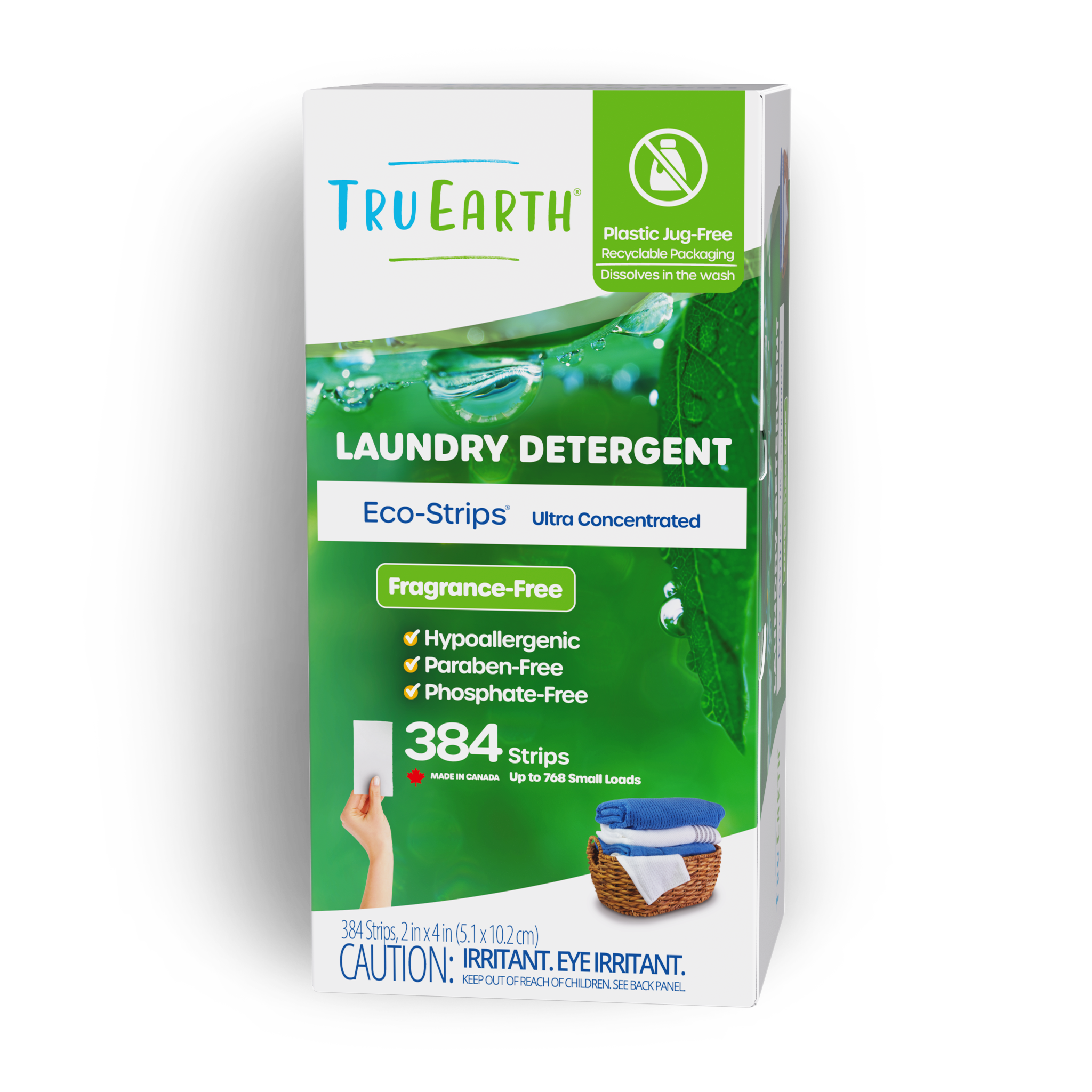 Image of Tru Earth Laundry Detergent - Fragrance-Free / 384 Strips