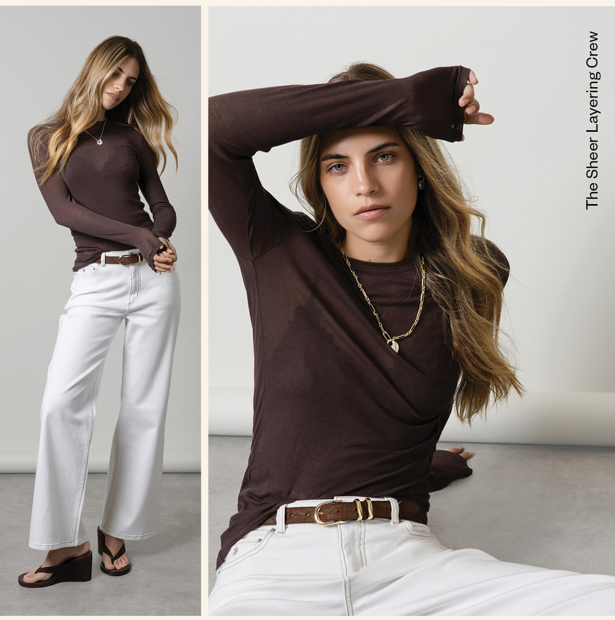 The Sheer Layering Crew Top