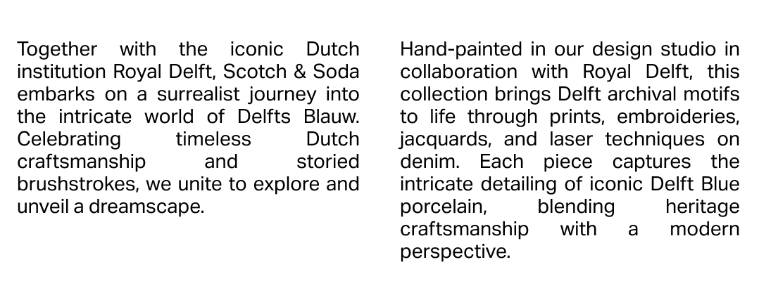 Royal Delft x Scotch & Soda