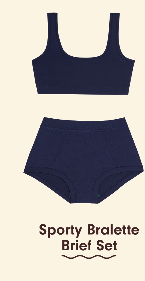 Shop Sporty Bralette Brief Set