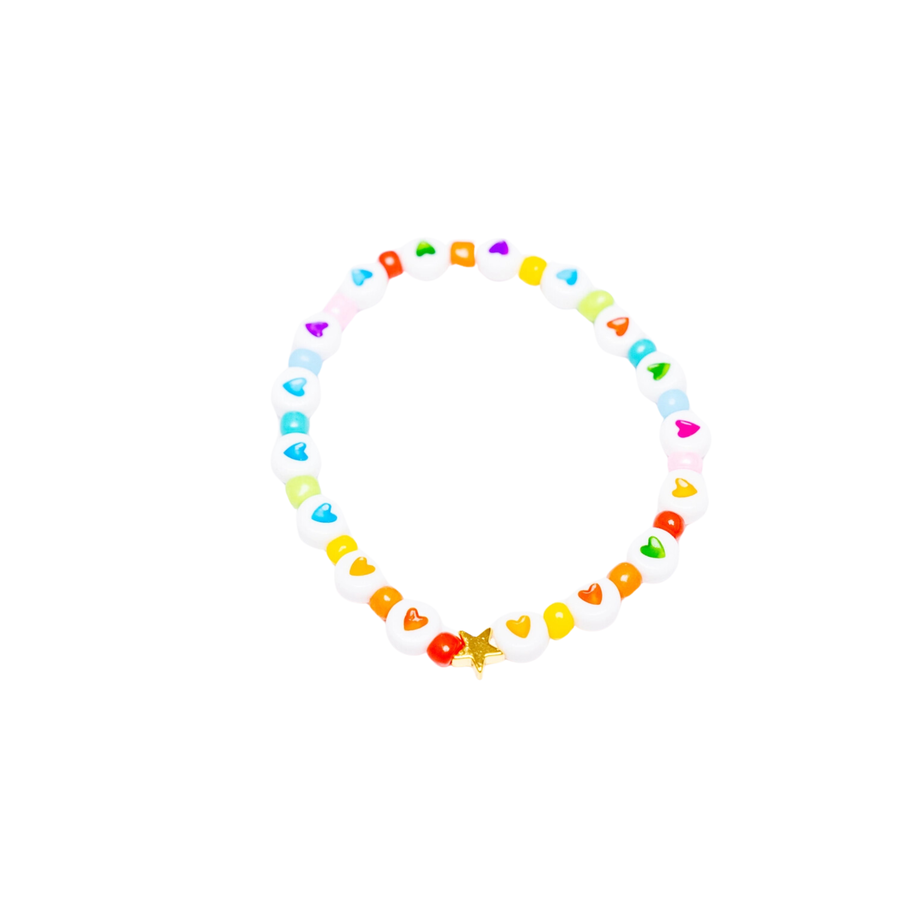 Image of Rainbow Hearts Bracelet