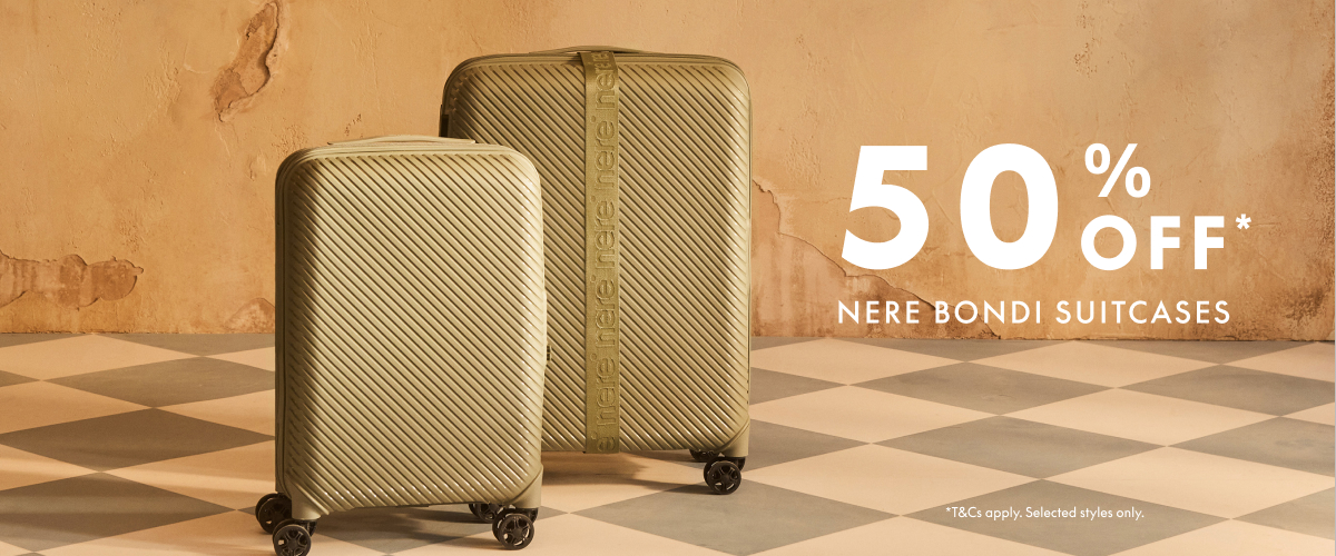50% off* nere Bondi Suitcases