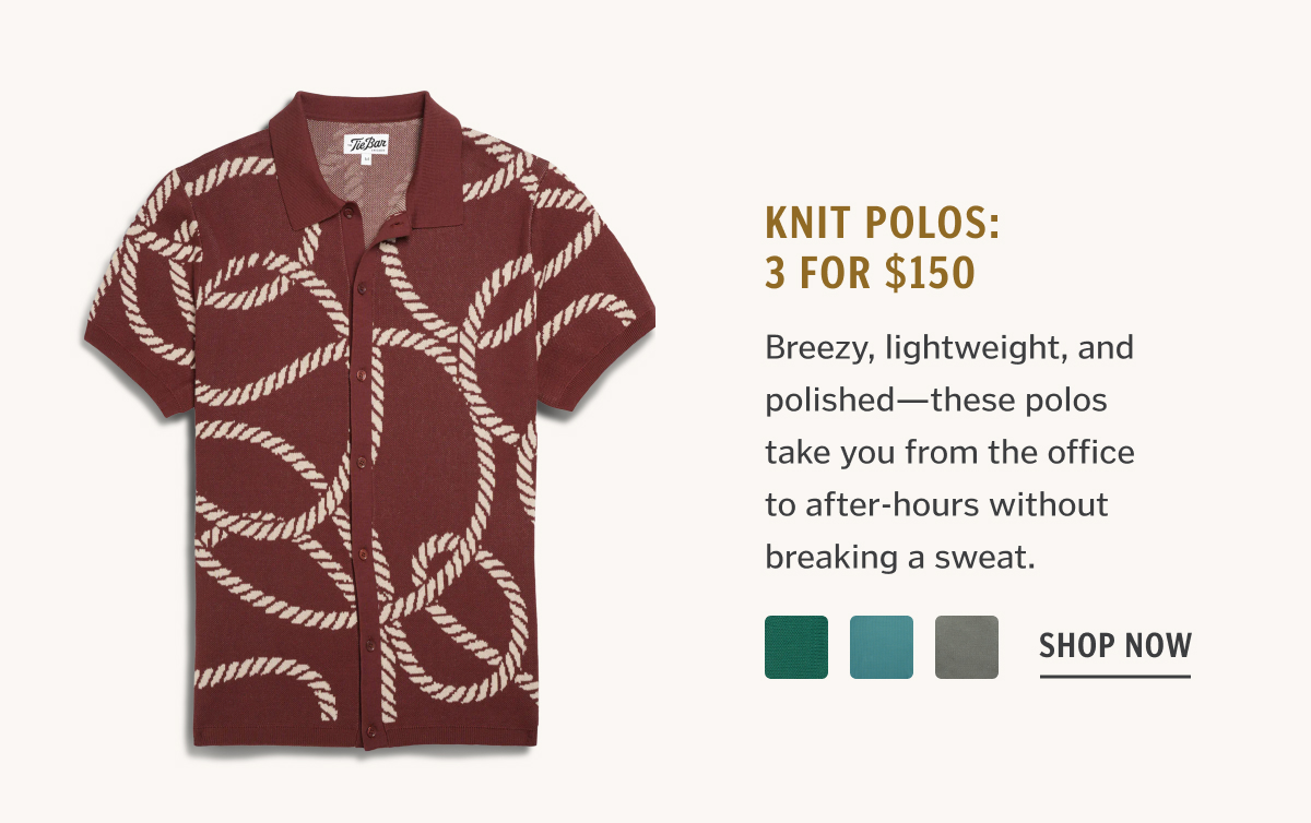Breezy, lightweight, and polished—these polos take you from the office to after-hours without breaking a sweat.