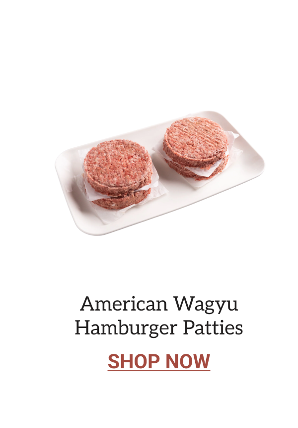 Wagyu hamburger patties
