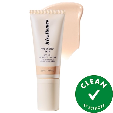 Weekend Skin SPF 50 Instant Glow Tinted Mineral Sunscreen with Vitamin C + Niacinamide