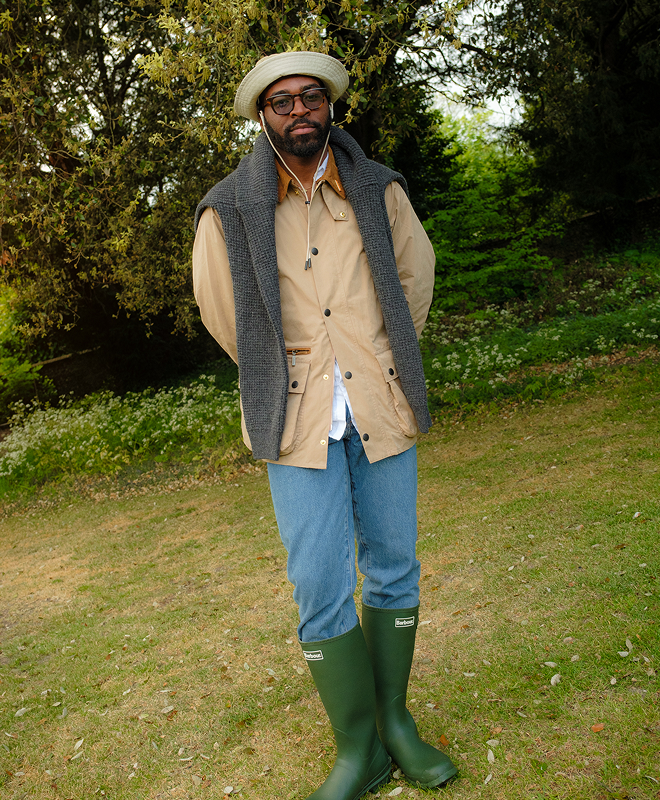 Spotted in Barbour
