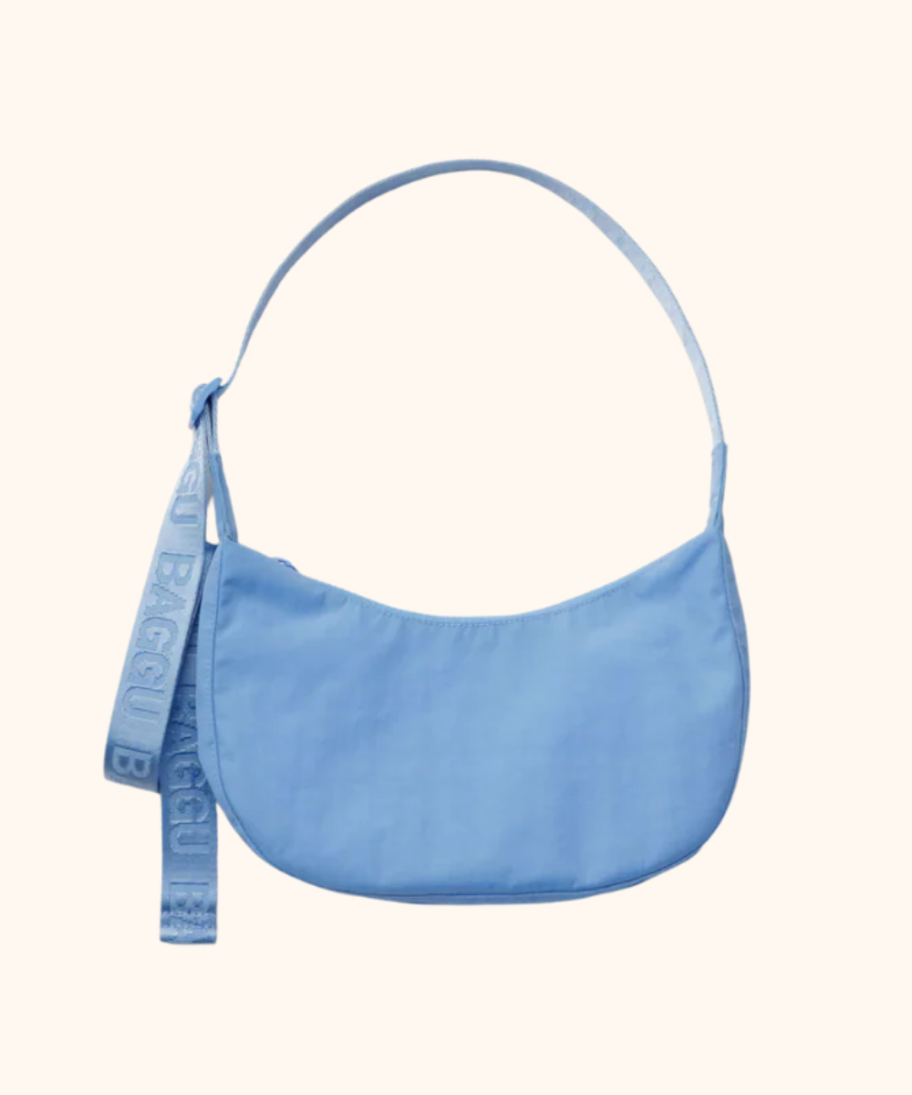 Small Nylon Crescent Bag
