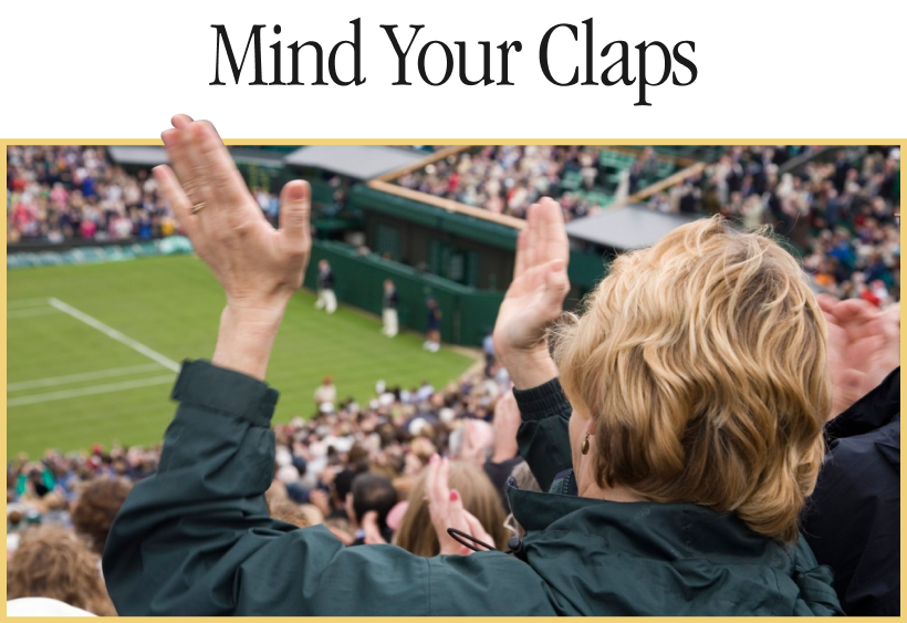 Mind your claps