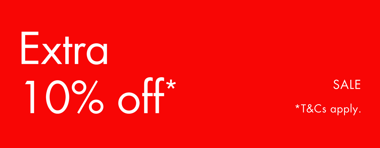 Last chance for an extra 10% off Sale and 20% off selected Beauty. Shop now.