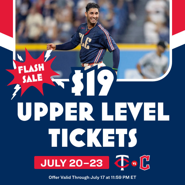 FLASH SALE - $19 Upper Level Tickets July 20-23 - Buy Now