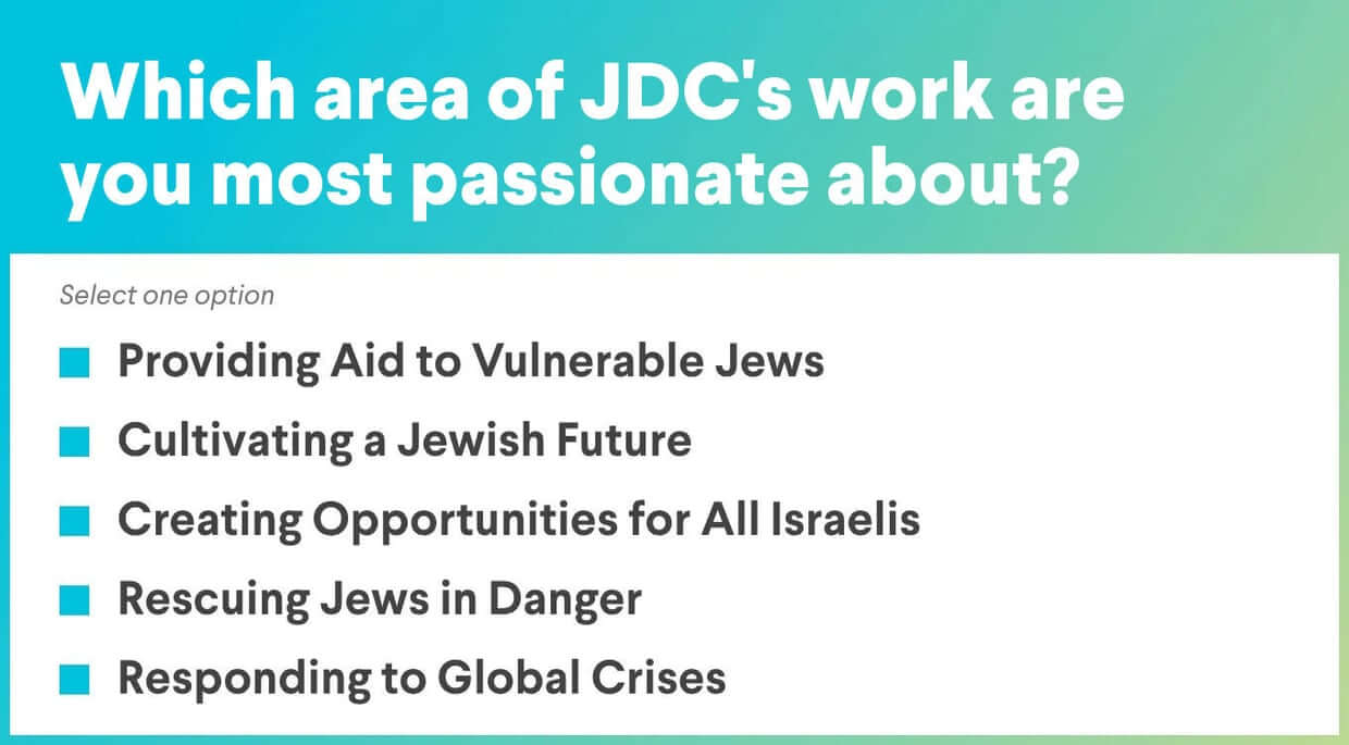 tell us Which area of our work are you most passionate about – 4
