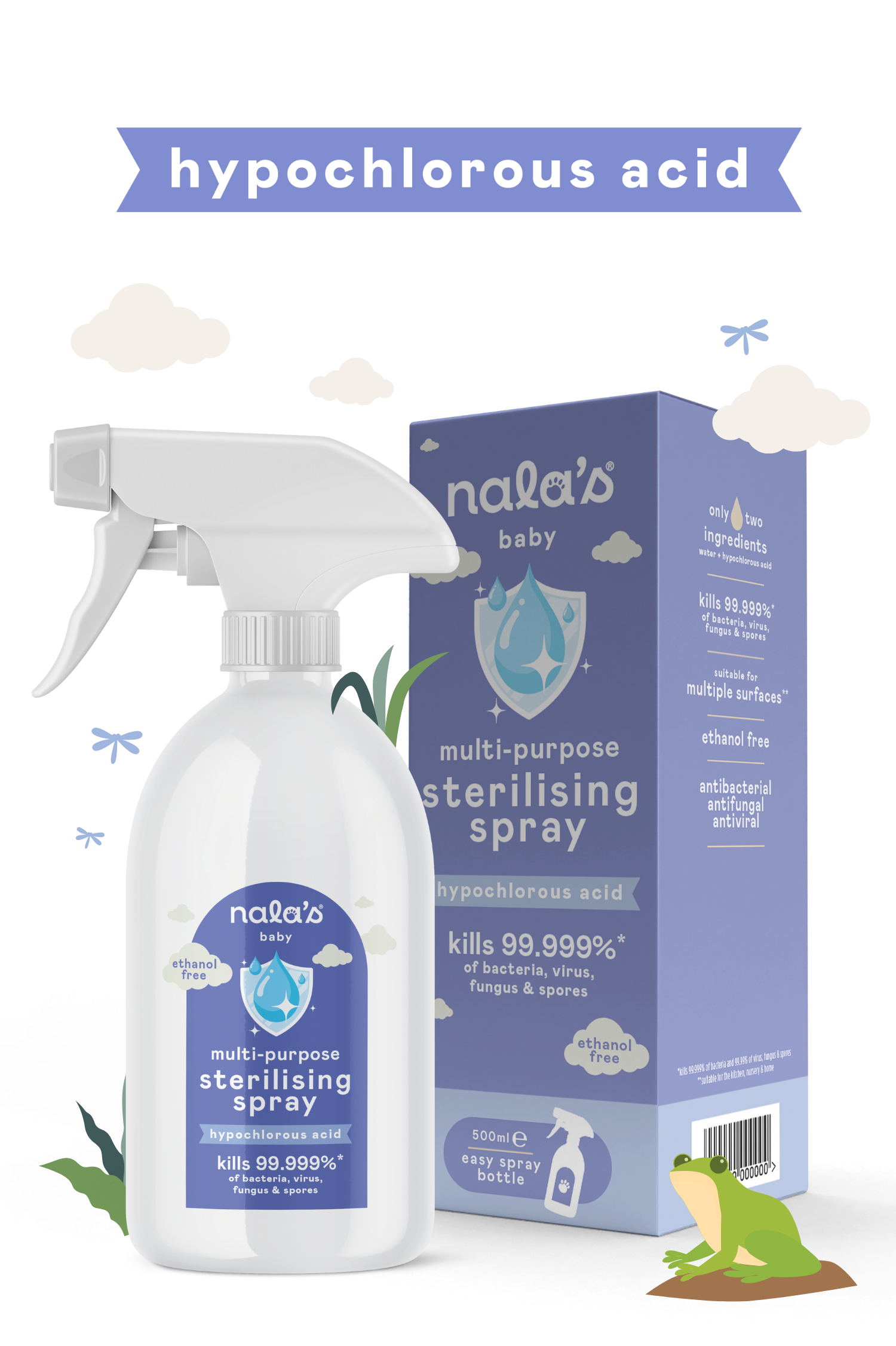 Image of Hypochlorous Acid Multi-Purpose Sterilising Spray 500ml