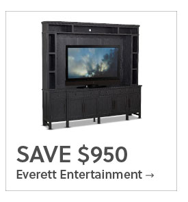 Save $950* on Everett Entertainment Center - Shop Now