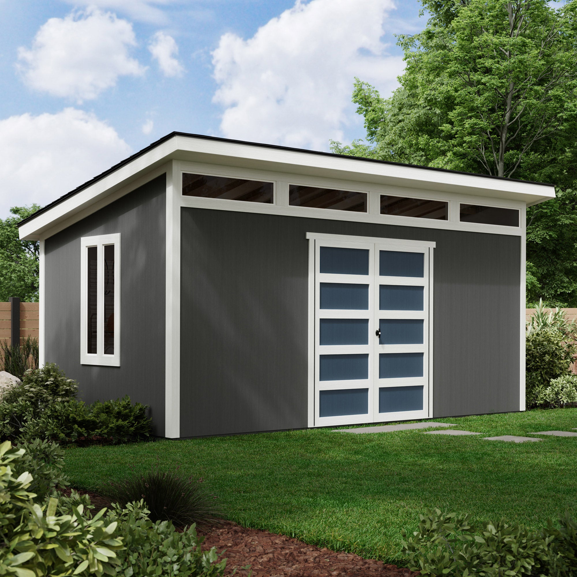 Yardline Palmetto 16’ x 8’ Wood Shed, Do-it-Yourself Assembly