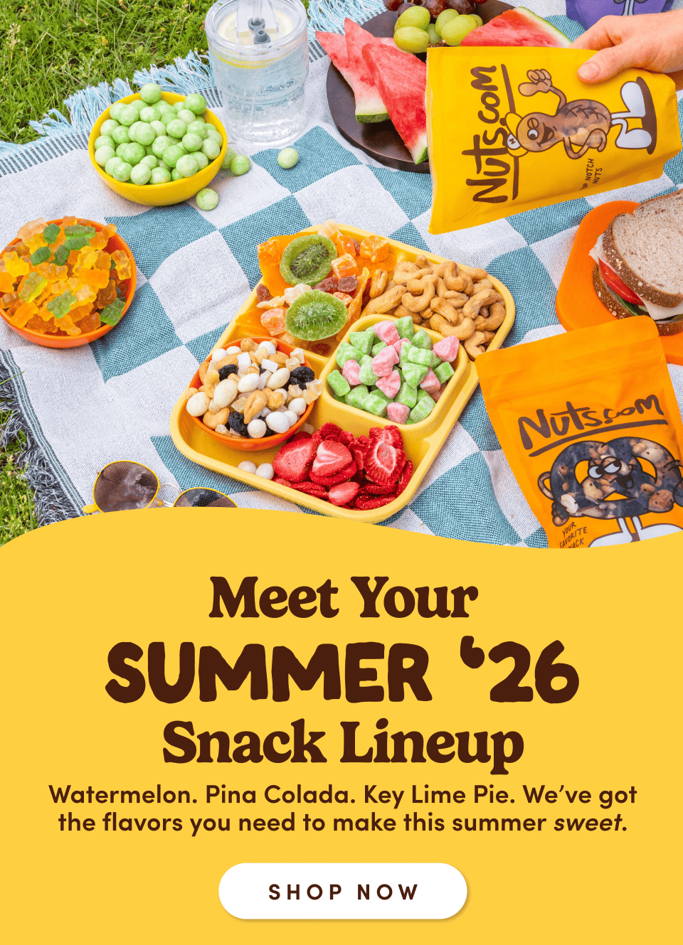 Meet Your SUMMER '26 Snack Lineup
